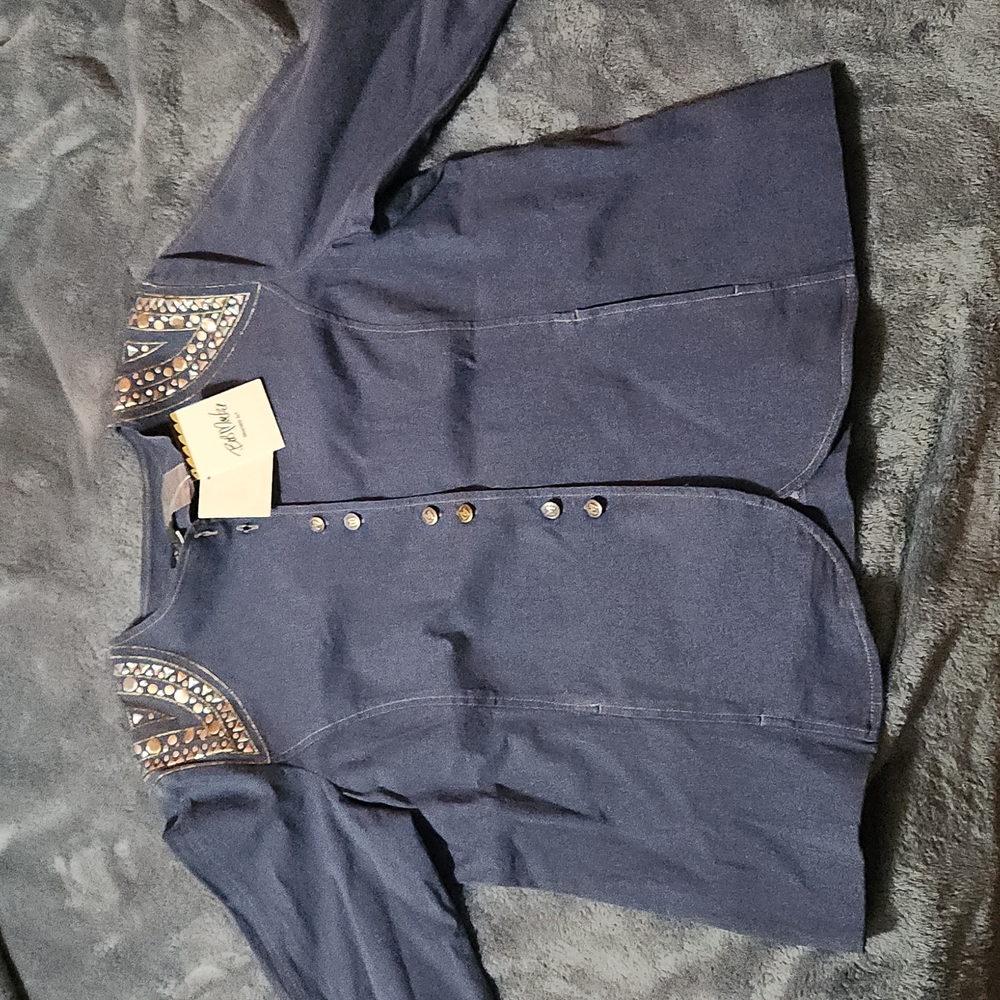 Bob Mackie Jean jacket